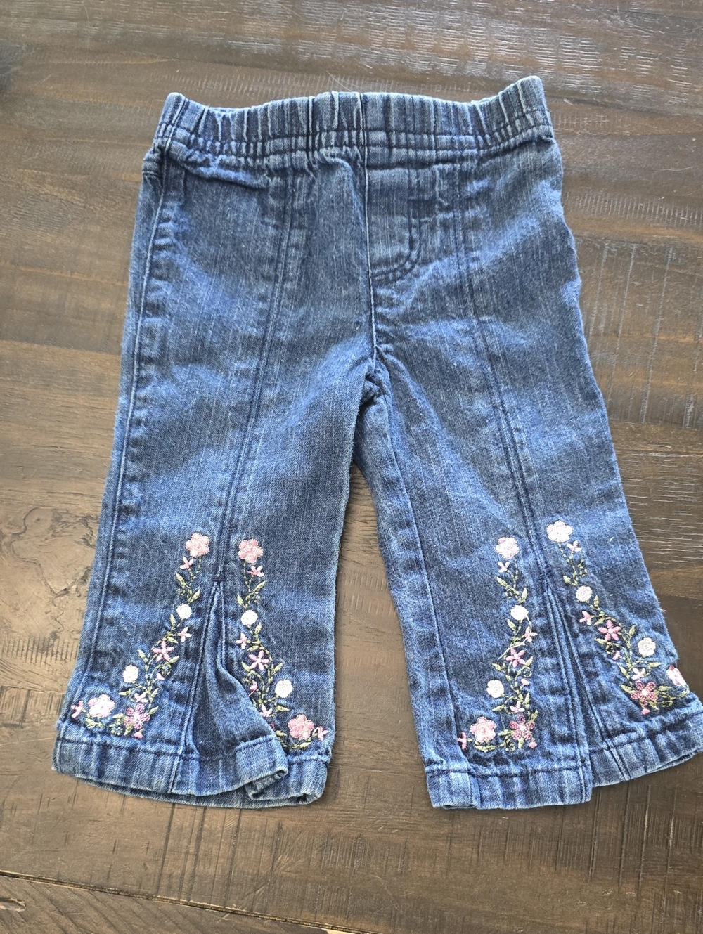 Vintage Faded Glory Girl Jeans 12M EUC Embroidered
